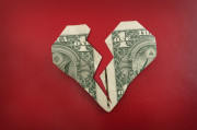 http://www.dreamstime.com/stock-image-origami-heart-broken-dollar-red-image36365151